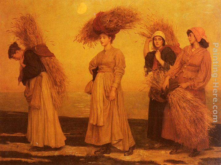 Home From Gleaning painting - Valentine Cameron Prinsep Home From Gleaning art painting